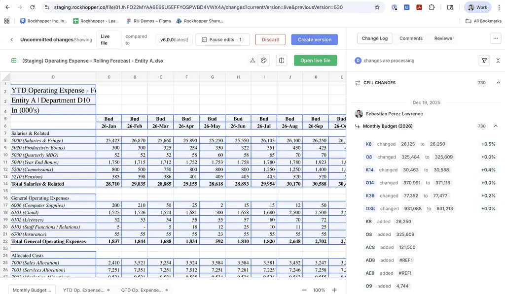 Struggling to track changes?