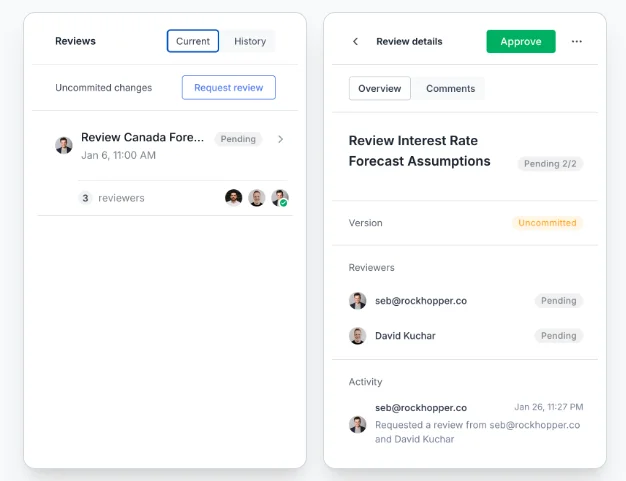 Finance team collaborating on spreadsheet review during close cycle